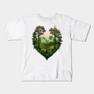 Nature Lover Deer - Designs for a Green Future and Hunters Kids T-Shirt